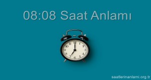 08:08 Saat Anlamı 2026